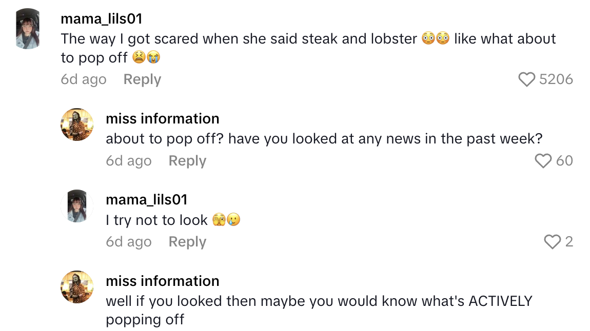 Screenshot 2025 06 20 at 1.03.03 PM Soldier Showed Viewers The Steak And Lobster Meal She Was Given For Just $450 A Month